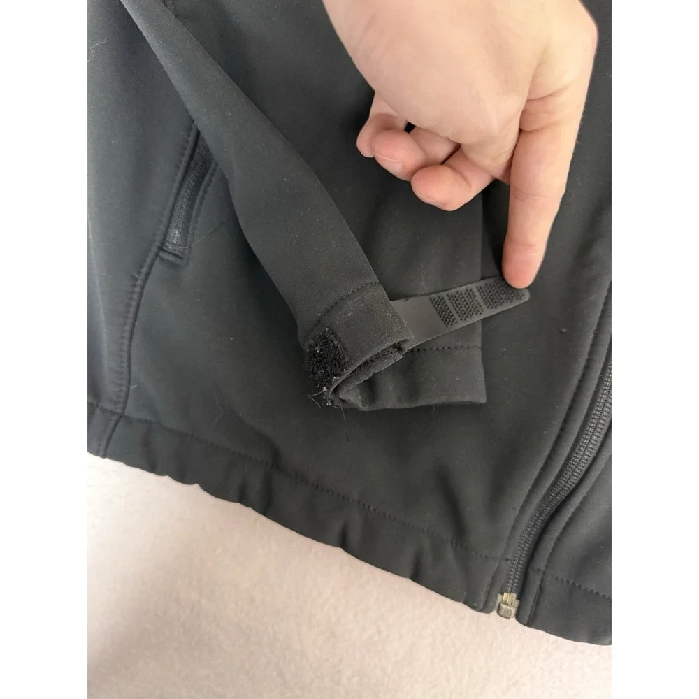 The North Face Apex Bionic Softshell Jacket Men's Large Black‎ Full Zip Windwall